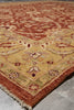 Load image into Gallery viewer, 8 x 10 Quality Natural Wool Handmade Chobi Zigler Rug Rust Green Gold #PIX-8453