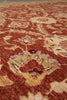 Load image into Gallery viewer, 8 x 10 Quality Natural Wool Handmade Chobi Zigler Rug Rust Green Gold #PIX-8453