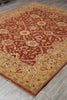 Load image into Gallery viewer, 8 x 10 Quality Natural Wool Handmade Chobi Zigler Rug Rust Green Gold #PIX-8453