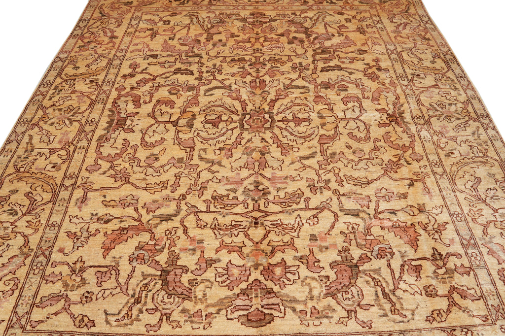 7.9 x 9.8 New Quality Natural Wool Chobi Peshawar Rug #F-4344