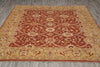 Load image into Gallery viewer, 8 x 10 Quality Natural Wool Handmade Chobi Zigler Rug Rust Green Gold #PIX-8453