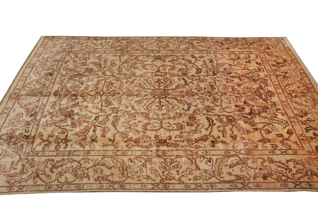 7.9 x 9.8 New Quality Natural Wool Chobi Peshawar Rug #F-4344