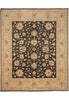 Load image into Gallery viewer, 8.2 x 9.9 Chobi Peshawar Carpet Hand-knotted In Pakistan Dark Brown #F-4345