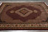 Load image into Gallery viewer, 8 x 10 High Quality Wool and Silk Handmade Mahi Herati Tabriz Rug #PIX-80207