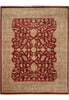 Load image into Gallery viewer, 8 x 10 Natural Quality Wool Handmade Peshawar Chobi Rug  Burgundy Green