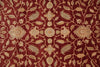 Load image into Gallery viewer, 8 x 10 Natural Quality Wool Handmade Peshawar Chobi Rug  Burgundy Green #PIX-10156