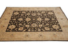 Load image into Gallery viewer, 8.2 x 9.9 Chobi Peshawar Carpet Hand-knotted In Pakistan Dark Brown #F-4345