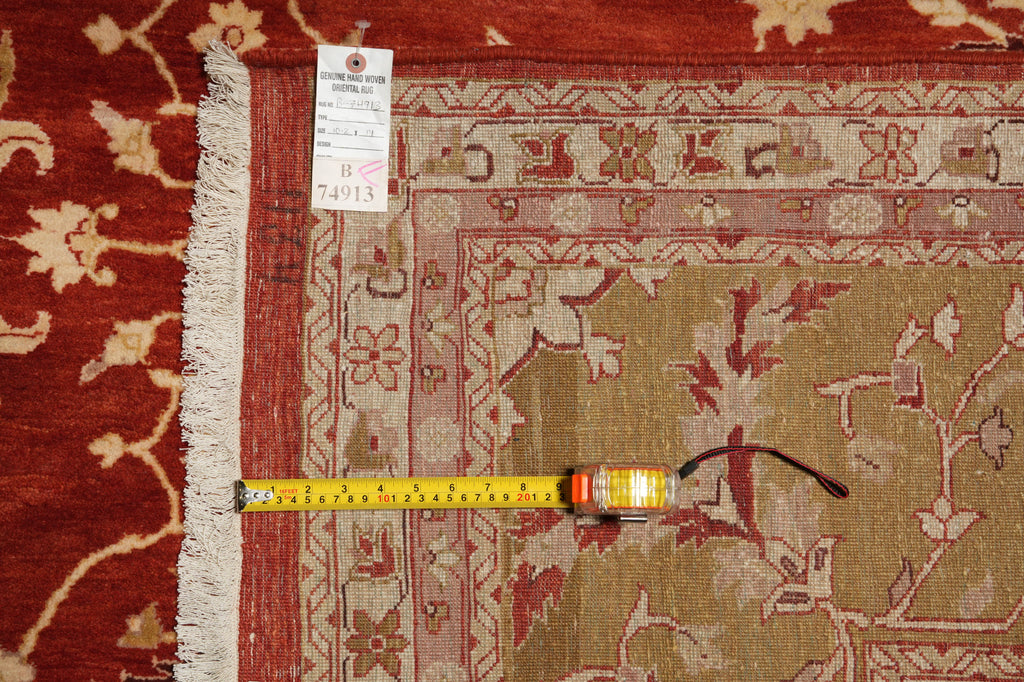 10 x 14 Fine Wool Quality Traditional Jaipur Rug 74913