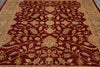 Load image into Gallery viewer, 8 x 10 Natural Quality Wool Handmade Peshawar Chobi Rug  Burgundy Green #PIX-10156