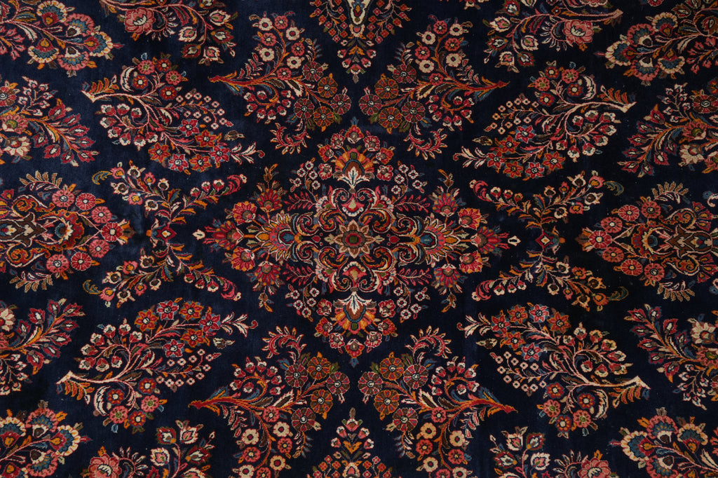 10 x 10.3 Square Multi-Color Handmade Persian Sarouk Rug #PIX-11830