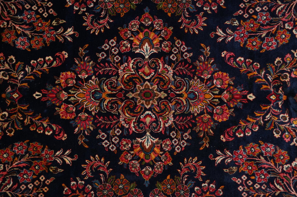 10 x 10.3 Square Multi-Color Handmade Persian Sarouk Rug #PIX-11830