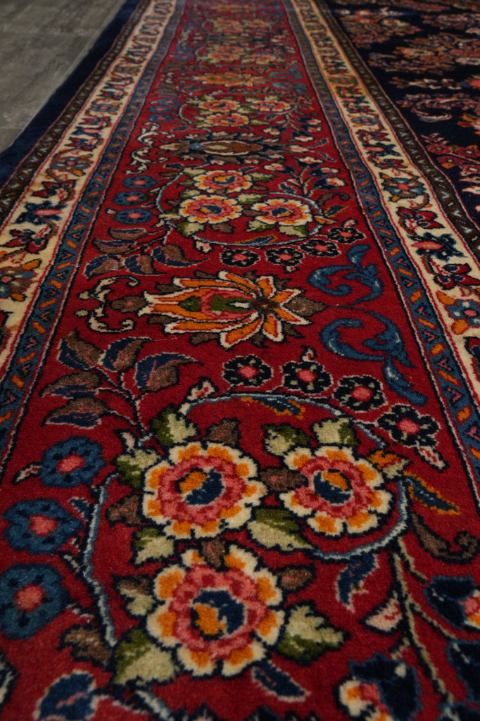 10 x 10.3 Square Multi-Color Handmade Persian Sarouk Rug #PIX-11830
