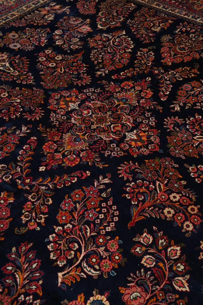 10 x 10.3 Square Multi-Color Handmade Persian Sarouk Rug #PIX-11830