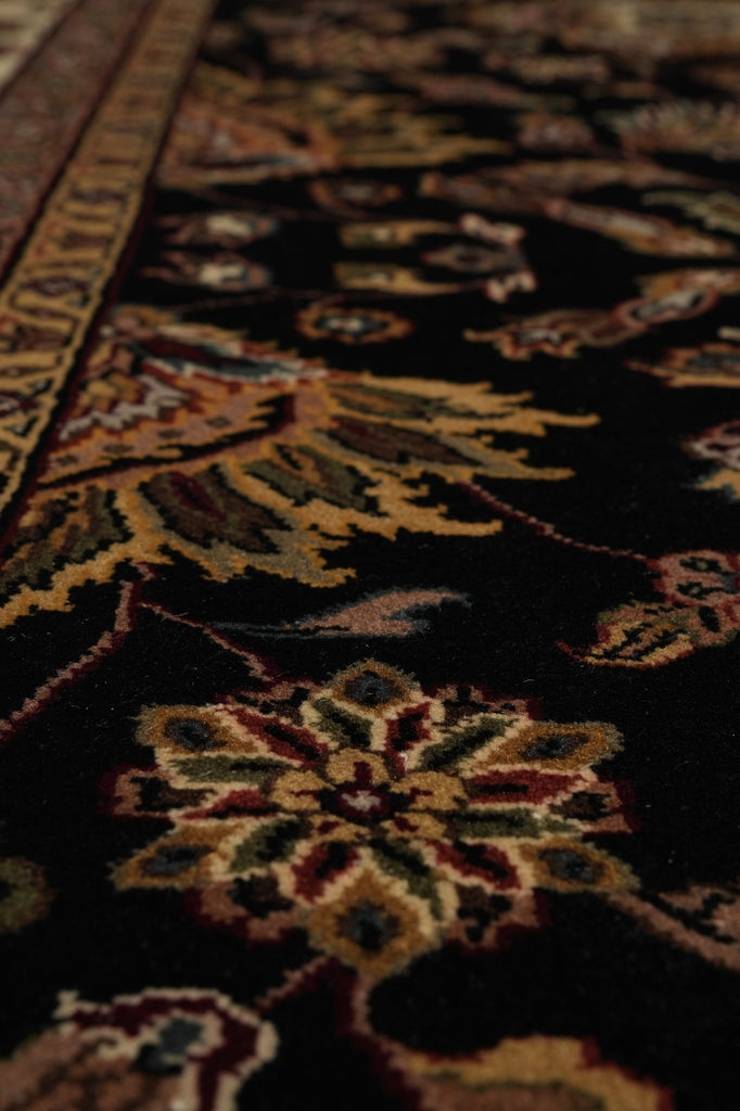 8 x 10 Black Ivory Quality Jaipur Rug #PIX-10148