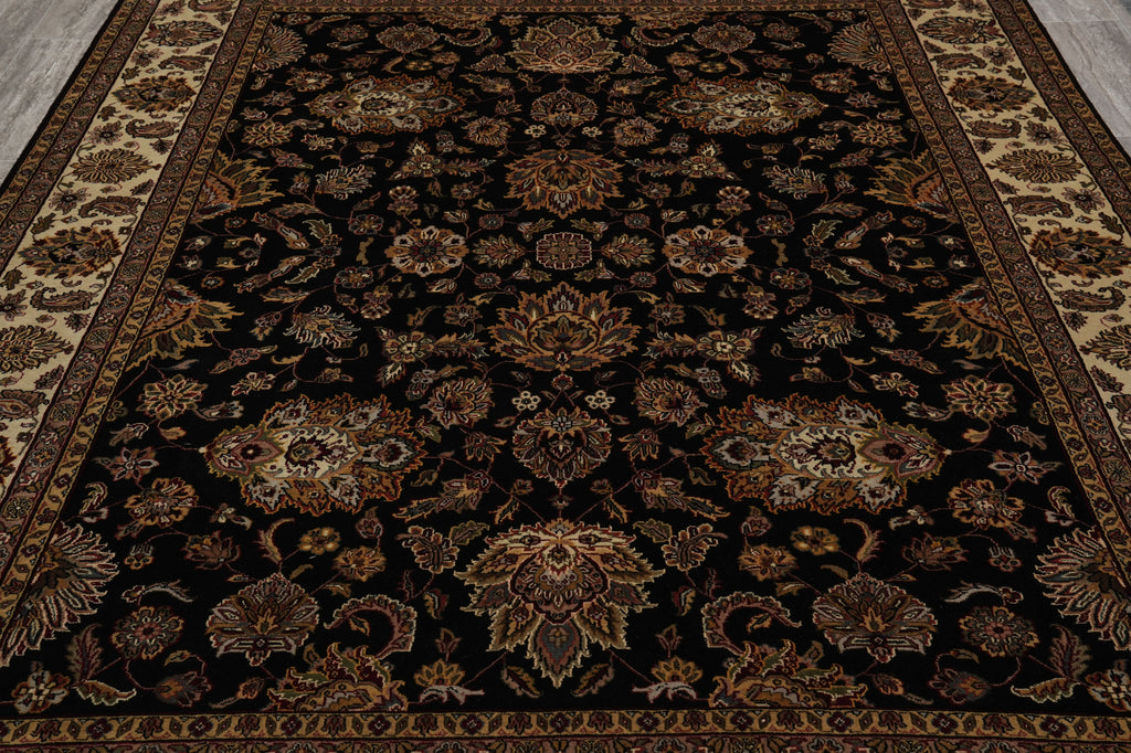 8 x 10 Black Ivory Quality Jaipur Rug #PIX-10148