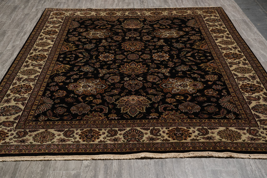 8 x 10 Black Ivory Quality Jaipur Rug #PIX-10148