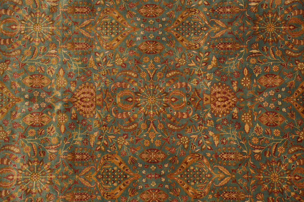 8.3 x 10 Green Gold Quality Handmade Agra Rug #PIX-10135
