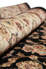 Load image into Gallery viewer, 8.6 x 11.6 Elegant Fine Quality Wool and Silk Handmade Rug Black #F-4348