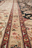 Load image into Gallery viewer, 8.6 x 11.6 Elegant Fine Quality Wool and Silk Handmade Rug Black #F-4348