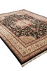 Load image into Gallery viewer, 8.6 x 11.6 Elegant Fine Quality Wool and Silk Handmade Rug Black #F-4348