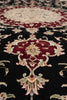 Load image into Gallery viewer, 9 x 12 Fine Quality Wool And Silk Handmade Carpet Black #F-4349
