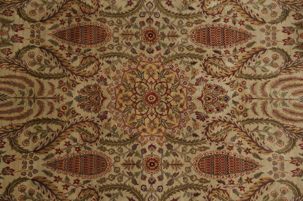8 x 10 Quality Handmade Rug Fine Weave Dense Wool #F-4524