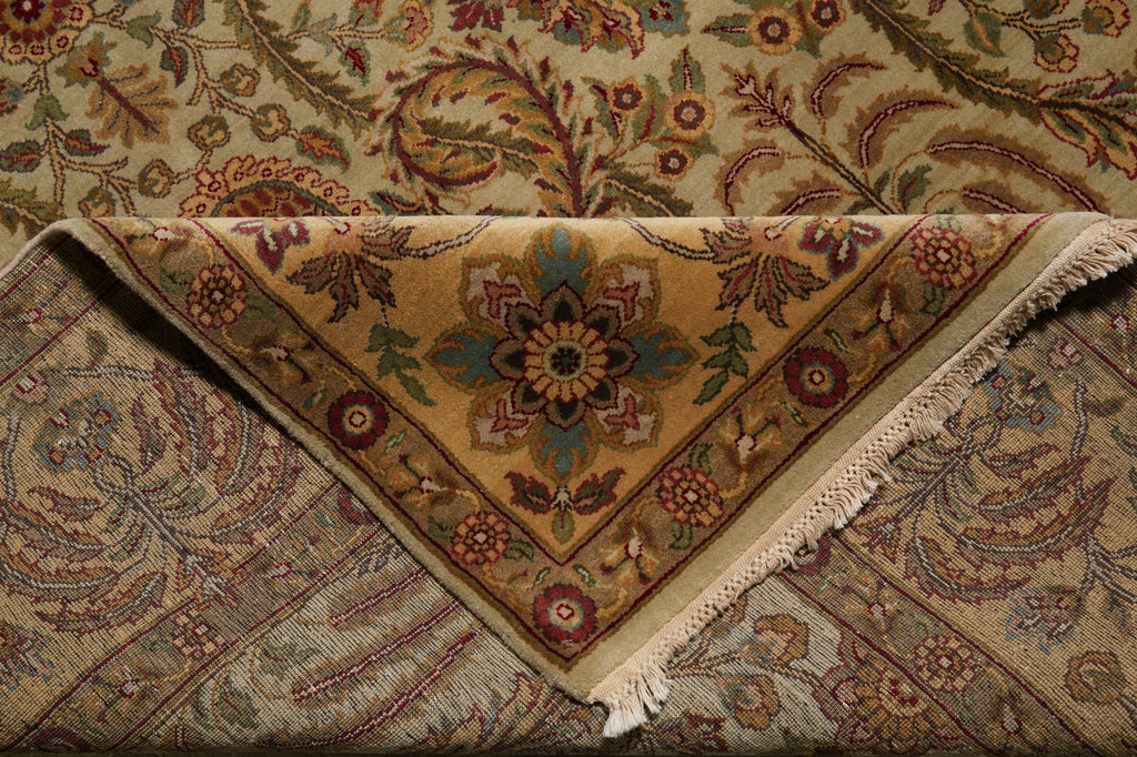8 x 10 Quality Handmade Rug Fine Weave Dense Wool #F-4524