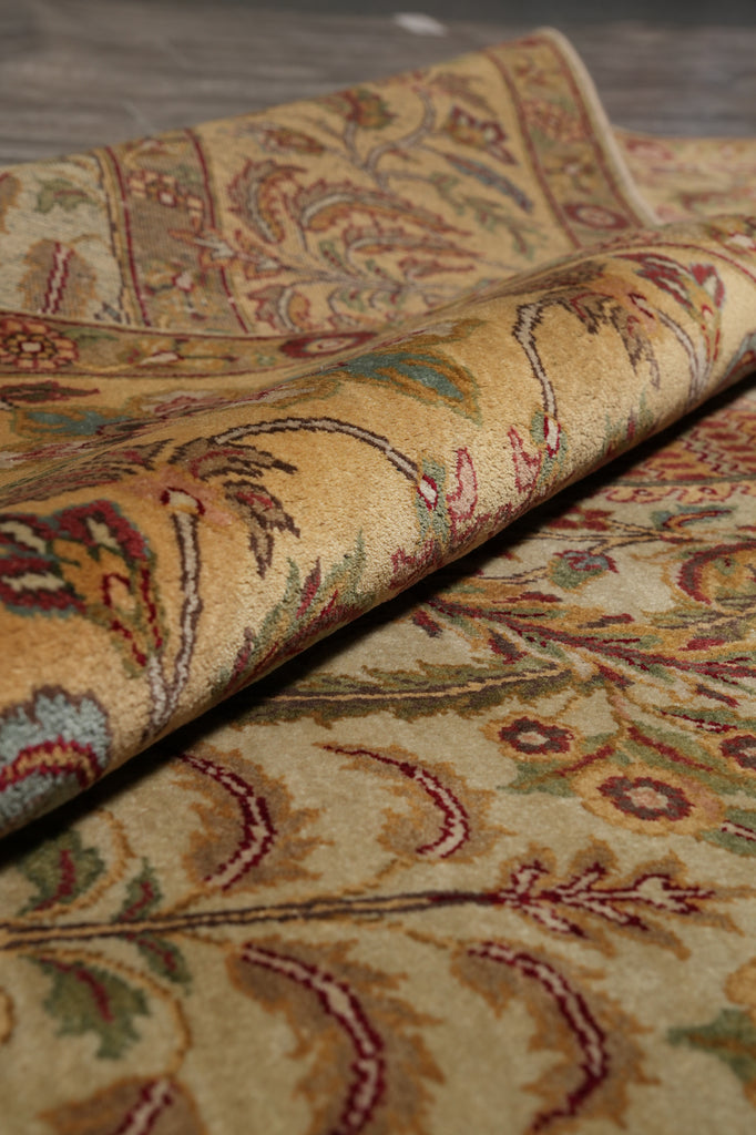 8 x 10 Quality Handmade Rug Fine Weave Dense Wool #F-4524