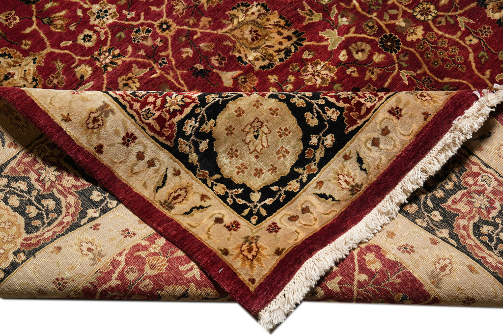 8.3 x 10.2 High Quality Wool And Silk Rug Fine Silky Pile #F-4351
