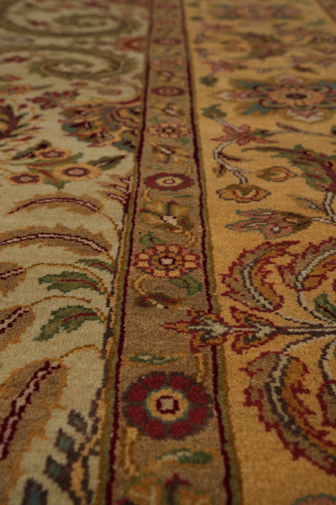 8 x 10 Quality Handmade Rug Fine Weave Dense Wool #F-4524