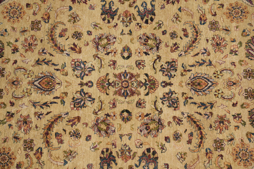 8 x 9.8 New Handmade Jaipur Rug Gold Sale #F-4525