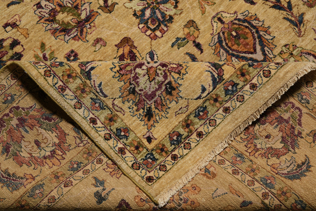 8 x 9.8 New Handmade Jaipur Rug Gold Sale #F-4525