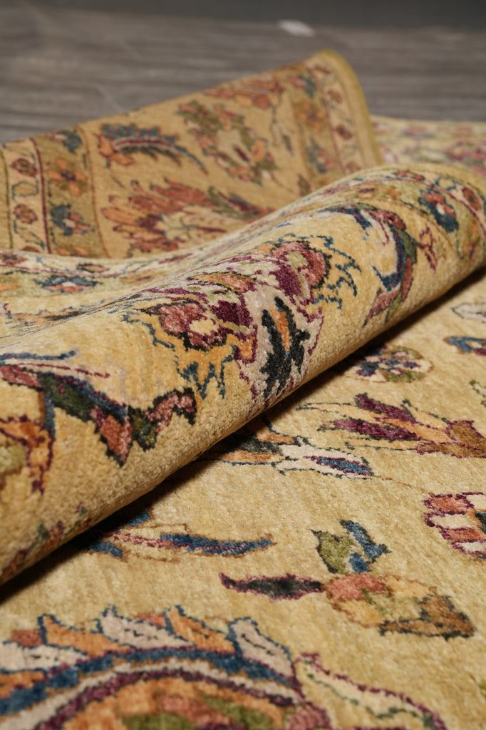 8 x 9.8 New Handmade Jaipur Rug Gold Sale #F-4525