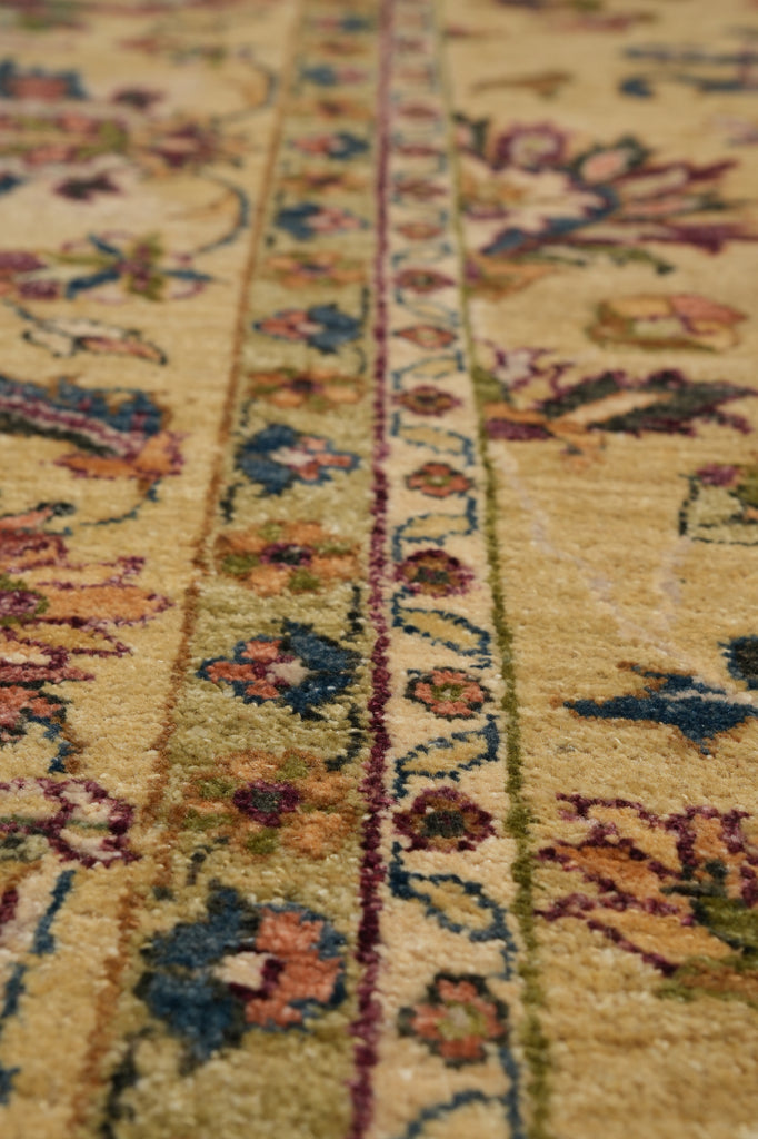 8 x 9.8 New Handmade Jaipur Rug Gold Sale #F-4525