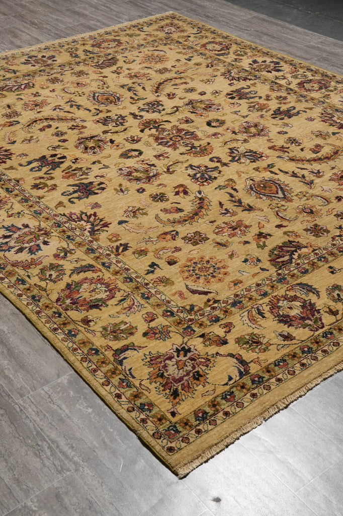 8 x 9.8 New Handmade Jaipur Rug Gold Sale #F-4525