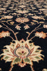 Load image into Gallery viewer, 9 x 12 Fine Quality Wool and Silk hand-knotted Rug Black Burgundy #F-4352