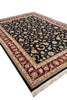 Load image into Gallery viewer, 9 x 12 Fine Quality Wool and Silk hand-knotted Rug Black Burgundy #F-4352