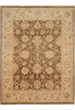 Load image into Gallery viewer, 7.7 x 9.8 Olive Handmade Natural Wool Chobi Peshawar Rug