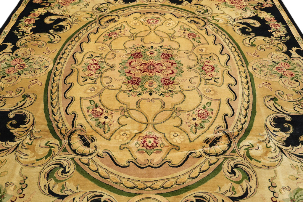 8.3 x 10 Quality Wool Pile French Aubusson Savonnerie Rug Never Been Used #F-4353