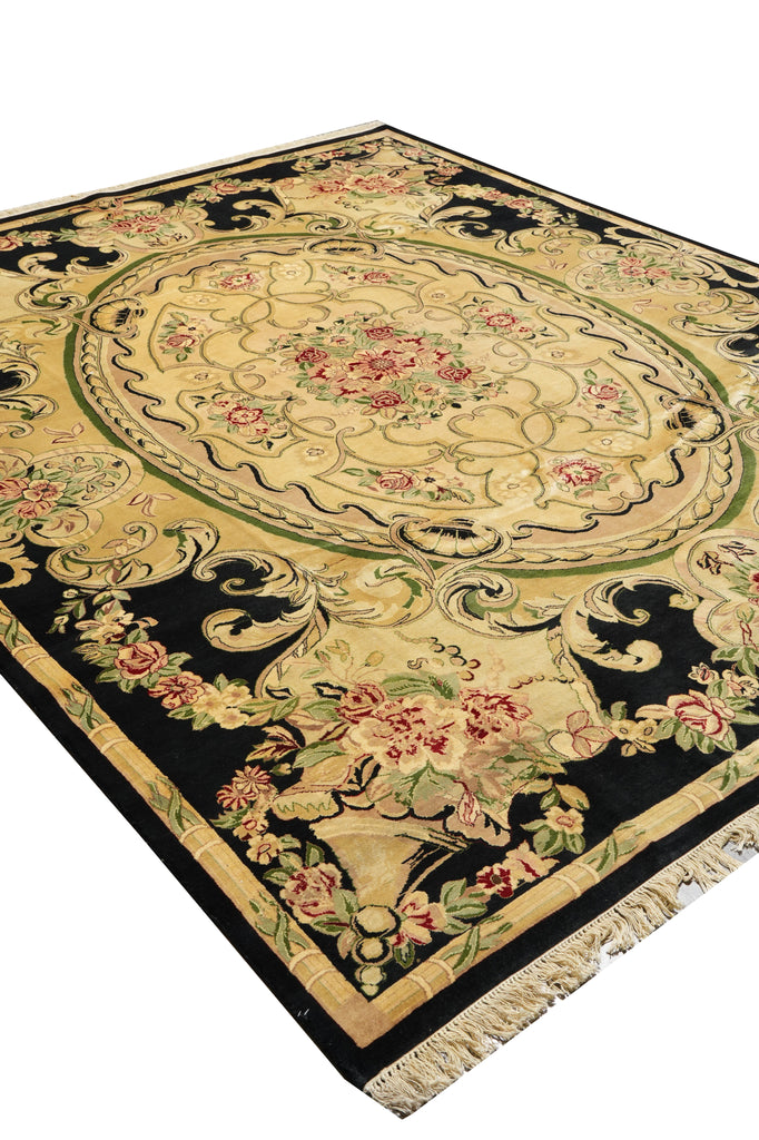 8.3 x 10 Quality Wool Pile French Aubusson Savonnerie Rug Never Been Used #F-4353