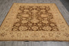 Load image into Gallery viewer, 7.7 x 9.8 Olive Handmade Natural Wool Chobi Peshawar Rug #F-4526