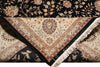 Load image into Gallery viewer, 8.6 x 11.6 Quality Wool And Silk Hand-Knotted Rug Black #F-4354