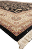 Load image into Gallery viewer, 8.6 x 11.6 Quality Wool And Silk Hand-Knotted Rug Black #F-4354