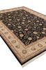Load image into Gallery viewer, 8.6 x 11.6 Quality Wool And Silk Hand-Knotted Rug Black #F-4354
