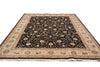 Load image into Gallery viewer, 8.6 x 11.6 Quality Wool And Silk Hand-Knotted Rug Black #F-4354