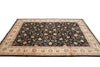 Load image into Gallery viewer, 8.6 x 11.6 Quality Wool And Silk Hand-Knotted Rug Black #F-4354
