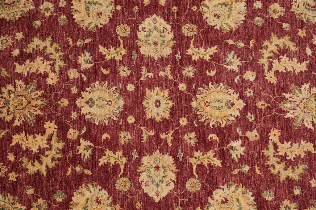 8 x 9.8 Quality Handmade Organic Wool Chobi Peshawar Rug #F-4527