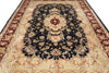 Load image into Gallery viewer, 8.7 x 11.8 Midnight Blue Hand-Knotted Rug #F-4355