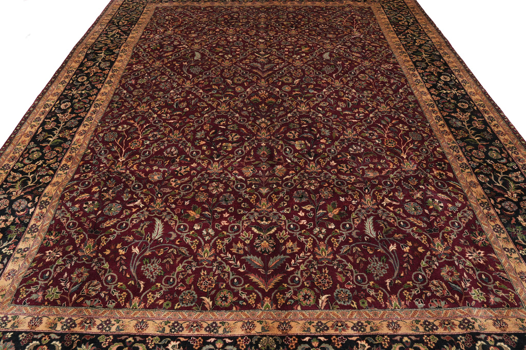9.2 x 12.6 High End Quality Of India Handmade Rugs #F-4356
