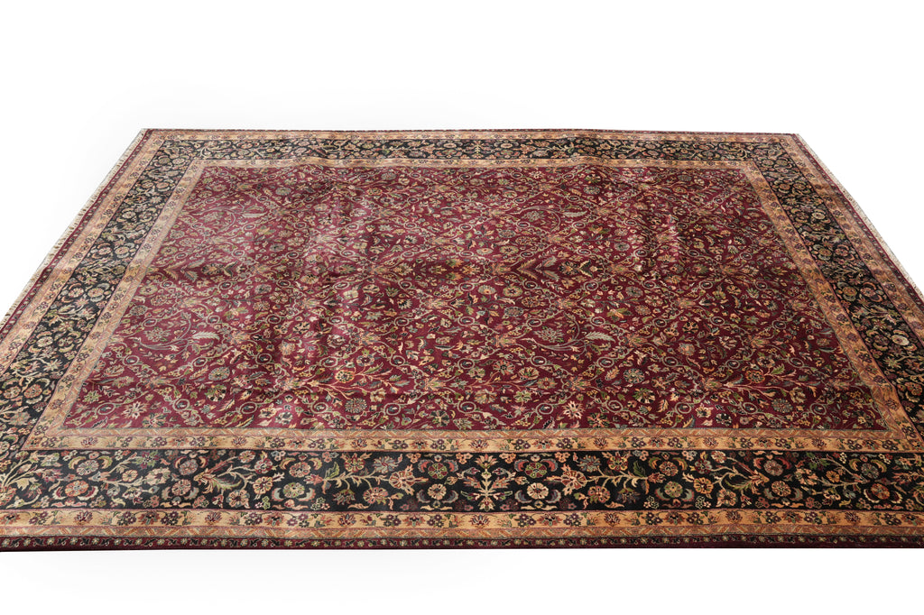 9.2 x 12.6 High End Quality Of India Handmade Rugs #F-4356